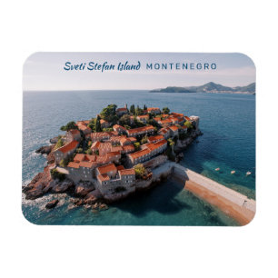 Anpassningsbar Text Montenegro Magnet
