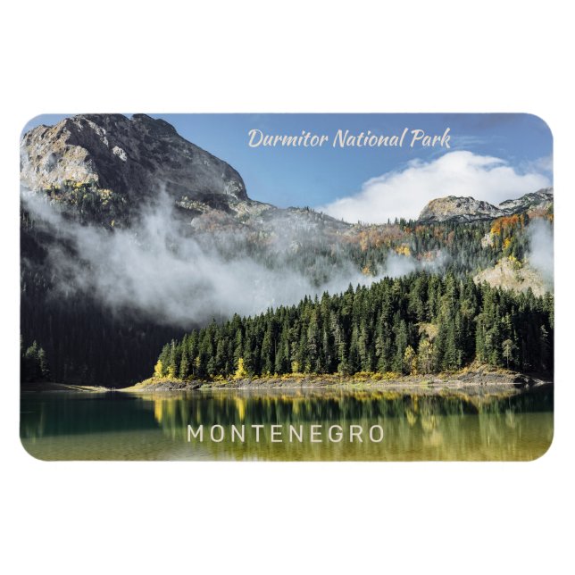 Anpassningsbar Text Montenegro Magnet (Horisontell)
