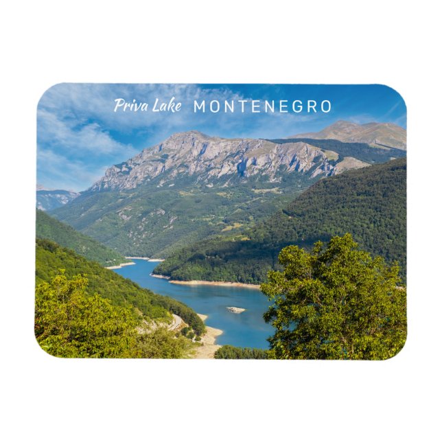 Anpassningsbar Text Montenegro Magnet (Horisontell)