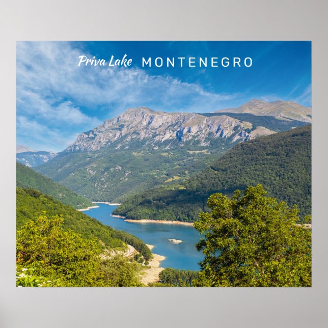 Anpassningsbar Text Montenegro Poster (Framsidan)
