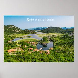 Anpassningsbar Text Montenegro Poster