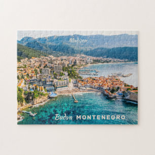 Anpassningsbar Text Montenegro Pussel