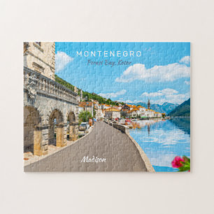 Anpassningsbar Text Montenegro Pussel