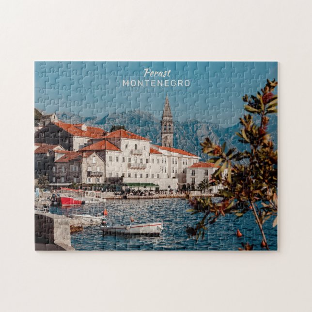 Anpassningsbar Text Montenegro Pussel (Horisontell)