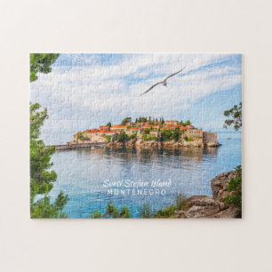 Anpassningsbar Text Montenegro Pussel