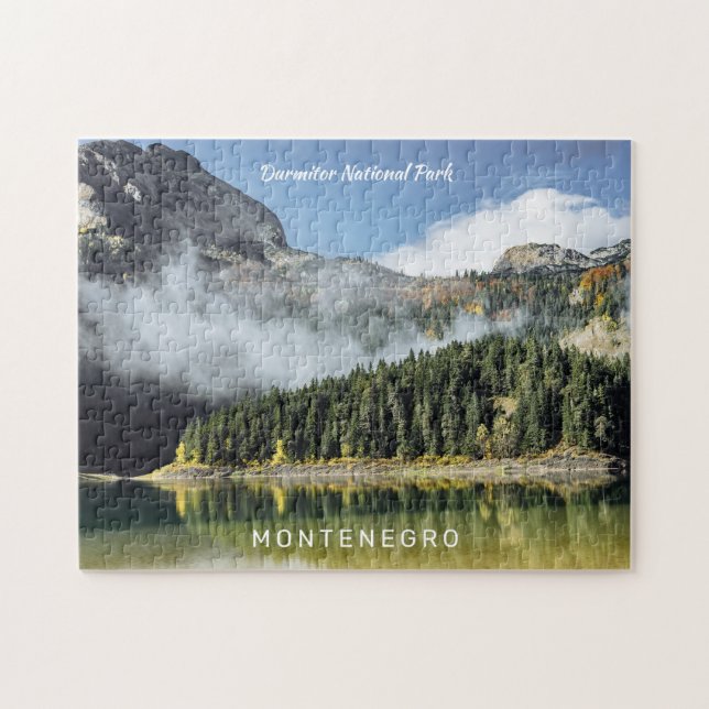 Anpassningsbar Text Montenegro Pussel (Horisontell)
