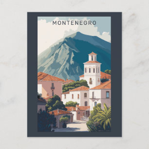 Anpassningsbar Text Montenegro Vykort