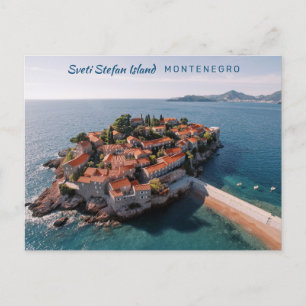 Anpassningsbar Text Montenegro Vykort