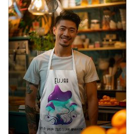 Anpassningsbar Text Mushroom Älskare Apron