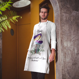 Anpassningsbar Text Mushroom Älskare Apron