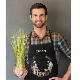 Anpassningsbar Text Mushroom Älskare Apron