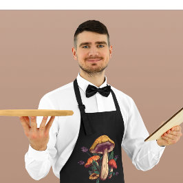 Anpassningsbar Text Mushroom Älskare Apron