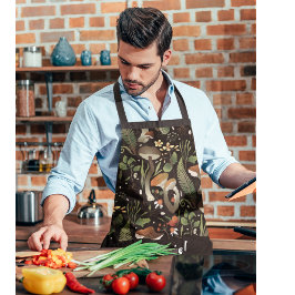 Anpassningsbar Text Mushroom Älskare Apron