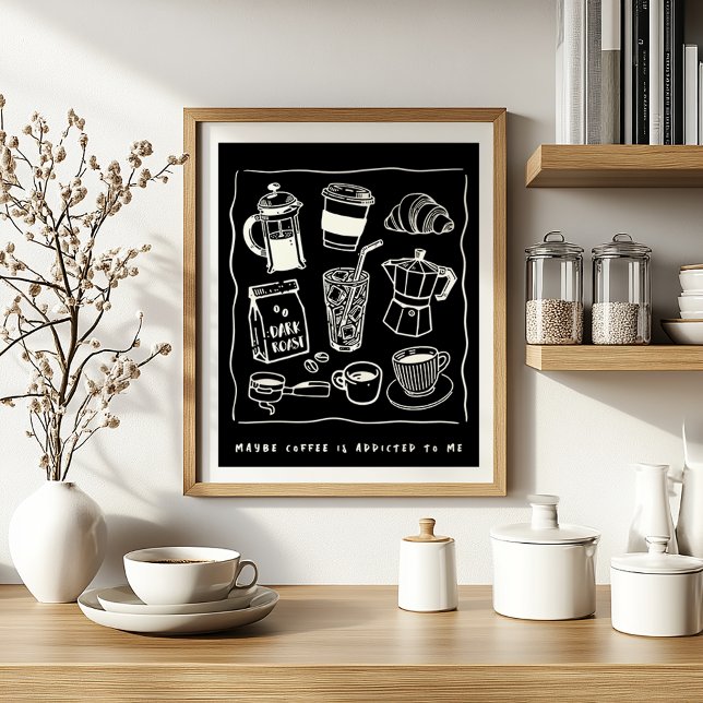 Anpassningsbar Text Mysigt Minimalistisk konst Poster (Skapare uppladdad)