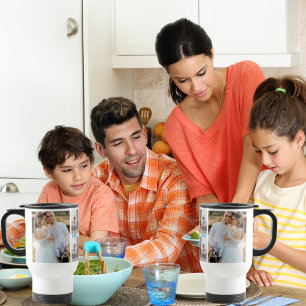 Anpassningsbar Text och Family Photo College-Perso Resemugg