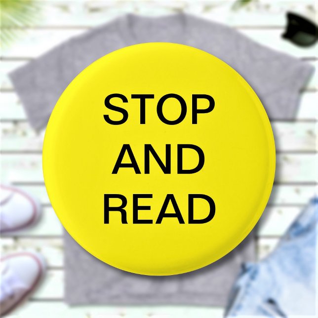 Anpassningsbar Text och Färg Pinback-knapp Knapp (Skapare uppladdad)