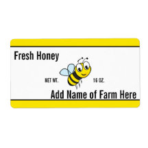 Anpassningsbar Text om bihonung Burk