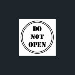 Anpassningsbar Text Öppna inte träbild Frimärke Stämpel<br><div class="desc">Anpassningsbar Text öppnar inte träart Frimärke.</div>