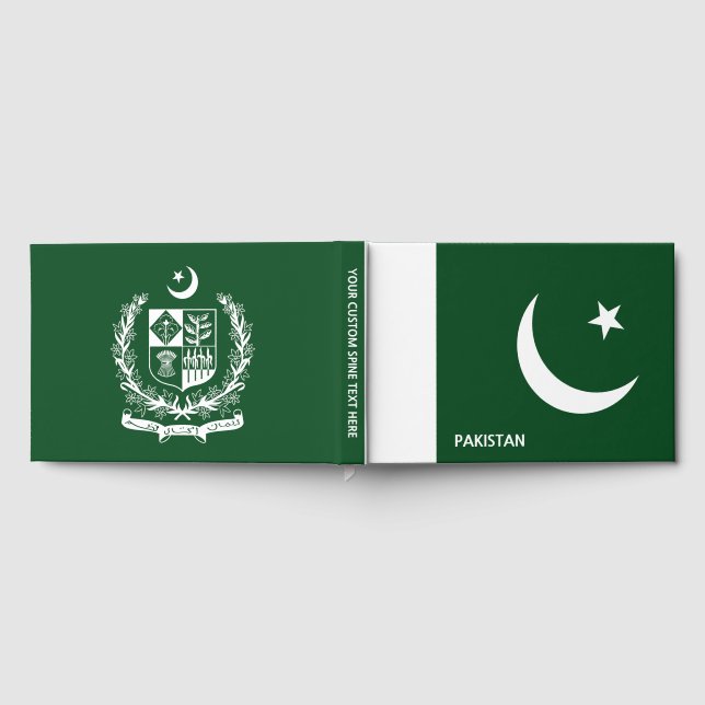 Anpassningsbar Text Pakistan Gästböcker (Full)
