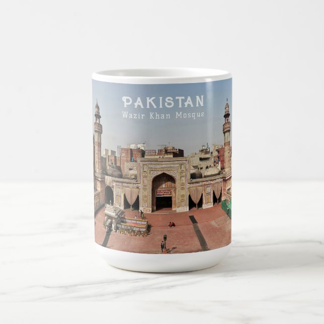 Anpassningsbar Text Pakistan Kaffemugg (Center)