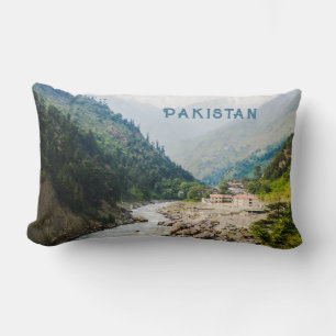 Anpassningsbar Text Pakistan Lumbarkudde