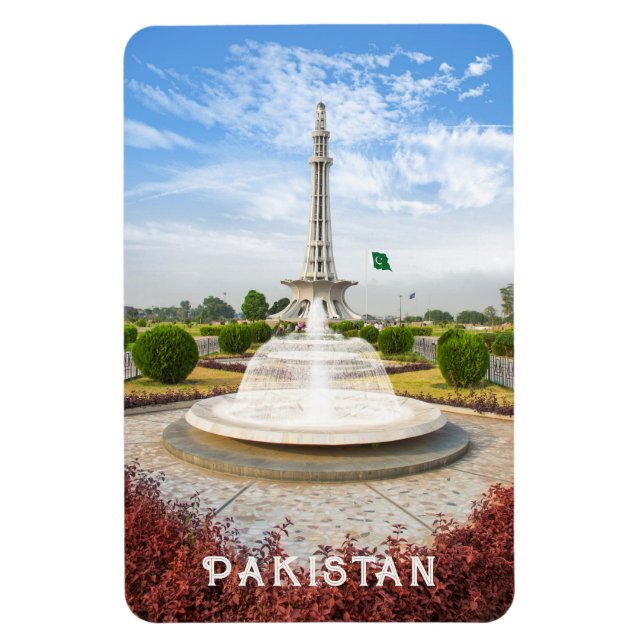 Anpassningsbar Text Pakistan Magnet (Vertikal)