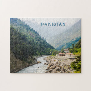 Anpassningsbar Text Pakistan Pussel