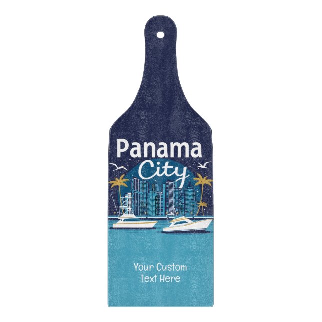 Anpassningsbar Text Panama City (Framsidan)