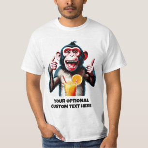 Anpassningsbar Text Party Animal T Shirt