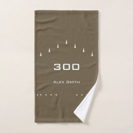 Anpassningsbar Text Personlig Bowling Ball Towel B