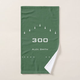 Anpassningsbar Text Personlig Bowling Ball Towel G