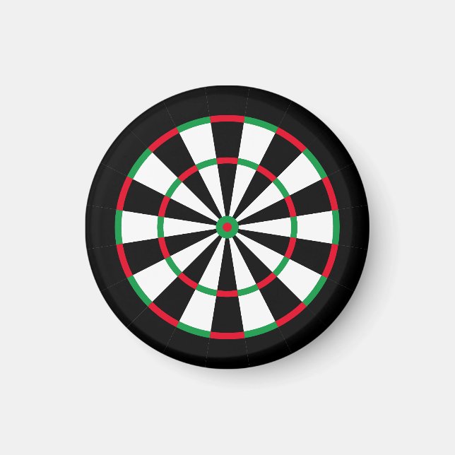 Anpassningsbar Text Personlig Dart Board | Röd och Magnet (Framsidan)