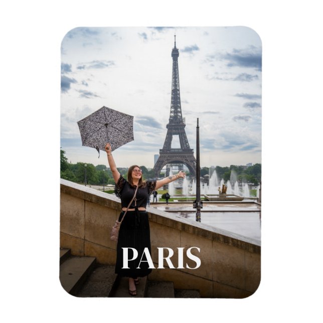 Anpassningsbar Text Personlig Photo Magnet (Vertikal)