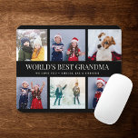 Anpassningsbar Text Photo Collage WORLD'S BEST GRA<br><div class="desc">VÄRLDENS BÄSTA GRANDMA! Modern familjekvarné,  den här anpassningsbarnas textfotosamlingskonstruktion gör en vacker visning för ditt favoritbilder barn,  barnbarn,  bröllop eller andra speciella tillfällen. Underbar gåva till morföräldrar! 2 linjer av anpassadet i sin helhet.</div>