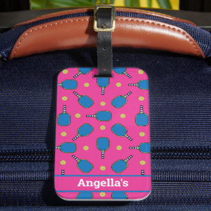 Anpassningsbar text Pickleball-speltid Bagagebricka