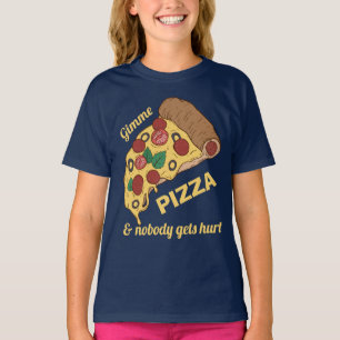 Anpassningsbar Text Pizza Segmentskjortor och jack Tröja