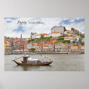 Anpassningsbar Text Porto Portugal Poster