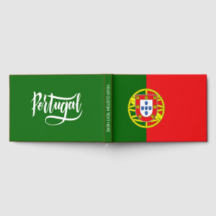 Anpassningsbar Text Portugals Flagga Gästböcker