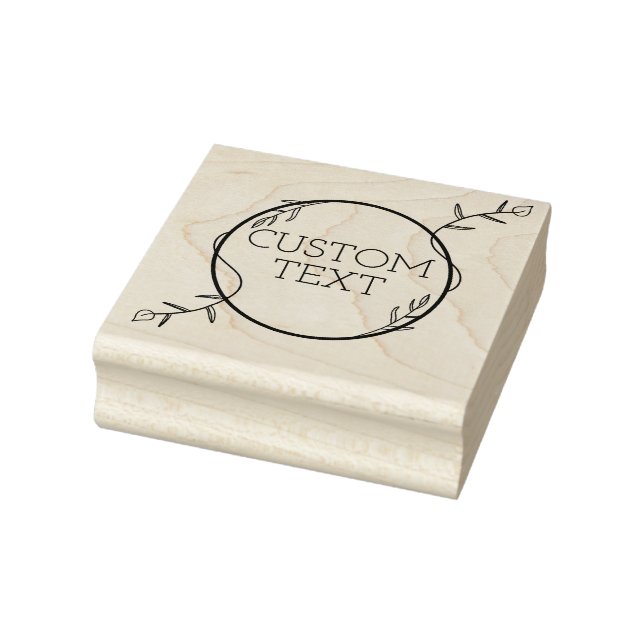 Anpassningsbar Text Rubber Frimärke Stämpel (Stämpel)