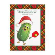 Anpassningsbar text Santa's Pickleball Rally