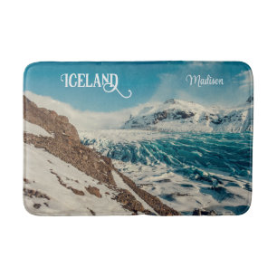 Anpassningsbar Text Solheimajokull, Island Badrumsmatta