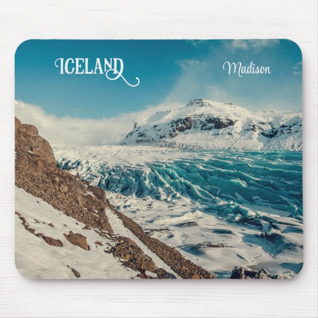 Anpassningsbar Text Solheimajokull, Island Musmatta (Framsidan)