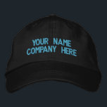 Anpassningsbar-text som är inbäddad i basket kapar broderad keps<br><div class="desc">Kap för enkel Personlig - Lägg till din text - Namn - Företag / nummer / Brev / Slogan - Tagline / eller webbplats, Mobil, e-post, Social Media Handle , Adress, Logotyp - Foto / mer - Välj Färg / Storlek / Teckensnitt - Gör ett unikt reklamföretag eller en personlig...</div>