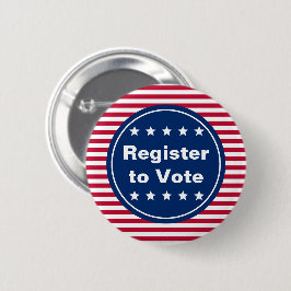 Anpassningsbar Text Stars och stripes Register att Knapp