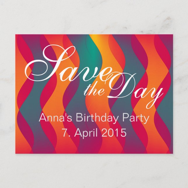 Anpassningsbar text, tecken, bild och bakgrund vykort (Framsida)