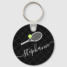 Anpassningsbar Text Tennis Boll Racket Monogrammed