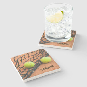 Anpassningsbar Text Tennis Bollar Stenunderlägg