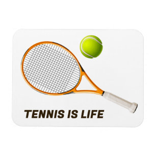 Anpassningsbar Text Tennis Magnet