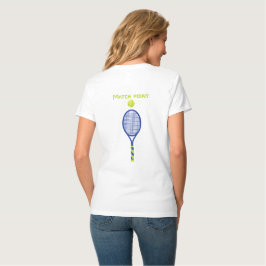Anpassningsbar text Tennis Match Point 🎾 T Shirt