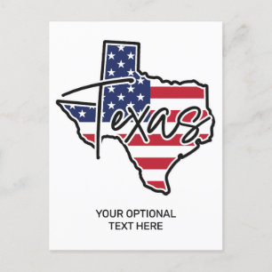 Anpassningsbar Text Texas Vykort